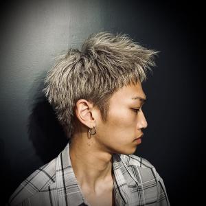 ホワイトベージュスパイキーショート - Love&Hair Breit 関目掲載