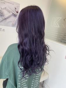 パープル！！！ - K&K hair design つつじが丘店掲載