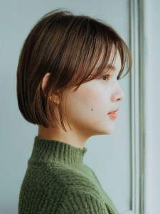 前下がりボブ - elle brille 用賀掲載