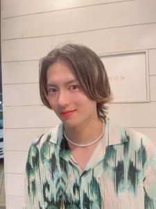 メンズロン毛パーマかき上げセンターパート橋本汰斗青春鉄道 - CHAINON掲載