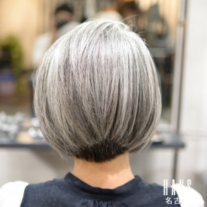 【HANS名古屋伏見】グレイヘアの魅力を最大限にNo.3 - HANS 名古屋 伏見掲載