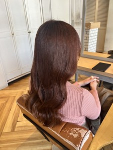 pink brown × 外ハネウェーブ - ROMA【ローマ】銀座店掲載