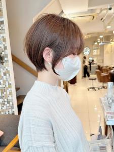 大人ガーリーチョコレート横浜プリカール丸みショートボブ - Neolive aim 横浜店掲載