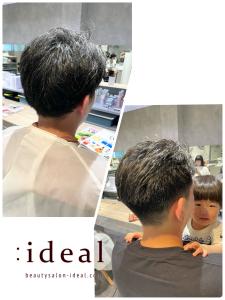 お子様連れでのご来店も大歓迎です♪【メンズカット/阿波座】 - :ideal 本町本店掲載