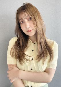 《kitin吉祥寺》透け感ベージュ ナチュラルレイヤー - kitin 吉祥寺掲載