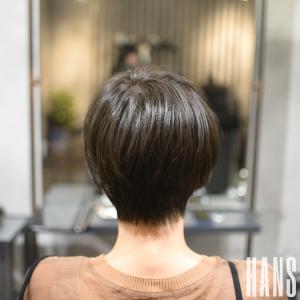 【HANS名古屋伏見】暗めアッシュブラウン夏のショートカット - HANS 名古屋 伏見掲載