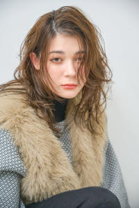 大人サイドパートウェーブグレージュ - LIENA HAIR SALON 札幌掲載