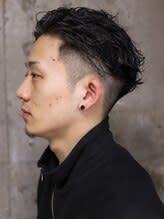 スリップバッグ　ツーブロック　ツイストパーマ - MEN'S SALON alfRed 瑞穂店掲載