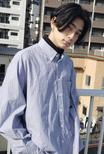 大人センターパートスタイル - Louwe 愛知豊橋［髪質改善/メンズ/ヘッドスパ/豊橋］掲載