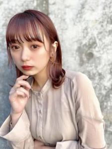 イヤリングカラー　大人可愛い　ウルフヘア　タイトスタイル - Bruder掲載