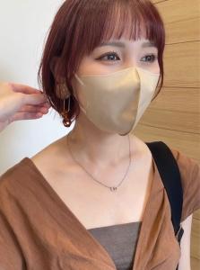 ワイドバング　ピンクブラウン 丸みショートボブ - canoe 博多ミスト店掲載