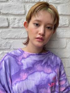 ショートウルフ　ブリーチ　インナーカラー - Oggi 西新店掲載