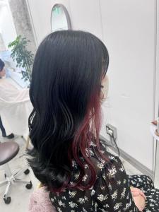 《花屋併設》インナーカラー/チェリーブラウン - re’ll*花屋併設の美容院*掲載