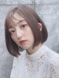 大人カジュアル　前下がりボブ　ミディ　ミディアム - Bruder掲載