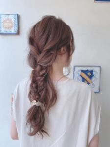 編みおろし　ヘアセット　ヘアアレンジ ?編み込み　アレンジ - Bruder掲載