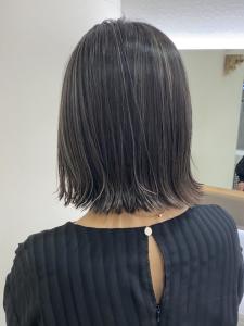 ボブと合わせる細めハイライト - marju銀座掲載