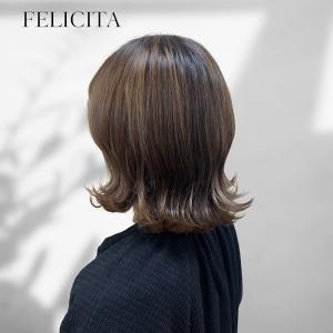 大人ガーリーチョコレート×小顔カット外ハネボブ - FELICITA musse店掲載