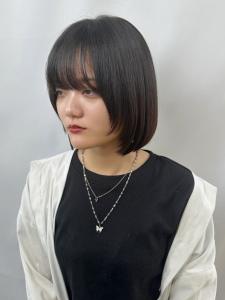 顔周りカット×ボブ - SARA 新宮店掲載