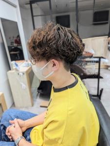 Men'sフェードツーブロック?波巻きスパイラルパーマ☆ - LUCK 本厚木掲載