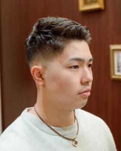 スキンフェードアップバングスタイル - メンズ専門理容室　BroTokyo BARBERSHOP 有楽町店掲載