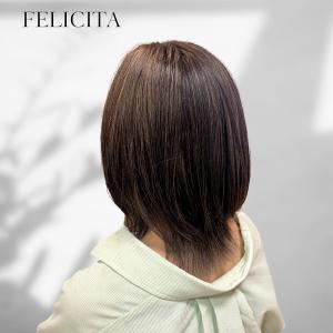 小顔カット×ナチュラルボブ×インナーカラー - FELICITA musse店掲載