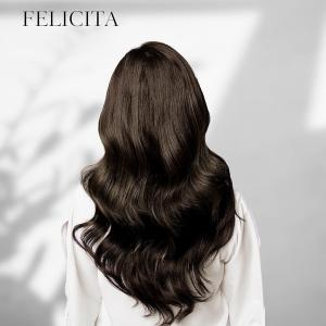 【FELICITA】くすみカラー黒髪×ツヤさら巻き髪 - FELICITA musse店掲載