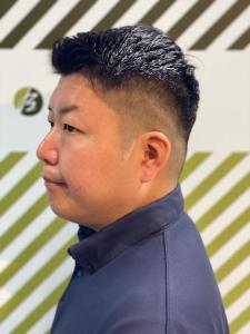 大人カッコいい30代40代50代以上アップバンクショート - BARBER-BAR 四谷店掲載