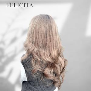 外国人風透明感ミルクティーベージュ×大人巻き髪 - FELICITA musse店掲載