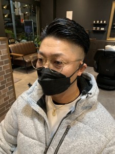 ツーブロック　サイドパート　フェード - THREEMAN’s BARBER CLUB掲載