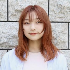 オレンジベージュ×インナーカラーオレンジ - ELLYLONDON 六甲店掲載