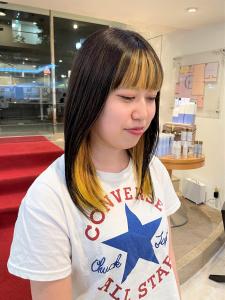 高発色イエローカラー×フェイスフレーミングカラー - e.m.a PREMIUM BEAUTY SALON掲載