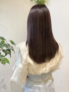 ～大人女性のピンクラベンダーグレーカラー～ - 福岡 オーガニックカラー miroa掲載