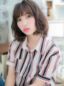 大人かわいい透け感くせ毛風エアリーミディ　ボブパーマ - mod's hair【モッズヘア】越谷/越谷西口店掲載