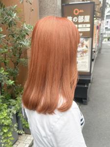 ハイトーンオレンジカラー 【横浜】k - Neolive aim 横浜店掲載