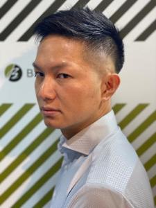 大人カッコいい20代30代40代アップバンクショート - BARBER-BAR 四谷店掲載