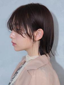 三軒茶屋_レディース_ミディアム_ブラウン_ボブ_ナチュラル - HAIR & MAKE EARTH 三軒茶屋店掲載