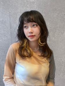 三軒茶屋_レディース_ロング_コテ巻き_パーマ_インナー - HAIR & MAKE EARTH 三軒茶屋店掲載