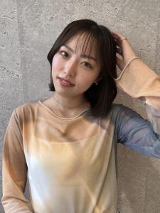 三軒茶屋_レディース_ミディアム_ボブ_コテ巻き_小顔 - HAIR & MAKE EARTH 三軒茶屋店掲載