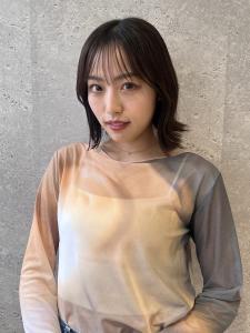 三軒茶屋_レディース_ミディアム_ブラウン_ボブ_カット - HAIR & MAKE EARTH 三軒茶屋店掲載
