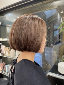 ミニボブ【ヴィーガンハイライトラベンダーベージュ】 - R hair natural & organic salon掲載