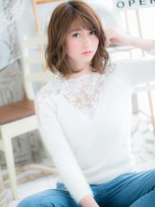 外国人風バレイヤージュふわふわショートボブ　ことりベージュ - mod's hair【モッズヘア】越谷/越谷西口店掲載