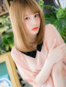 3Dカラー斜めバングナチュラル透け感ミディ シルキーベージュ - COVER HAIR & SPA bliss【カバーヘア アンド スパ ブリス】浦和/浦和西口店掲載