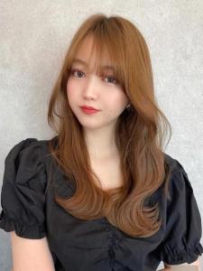 韓国風お顔周りフェイスレイヤー斜めバング/シルキーベージュ - Lond Cheri 仙台【ロンドシェリ】掲載