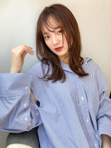 大人可愛い大人美人ふんわりカール小顔カットショコラアッシュ - soar 髪質改善 レイヤーカット 【渋谷 髪質改善サロン】掲載