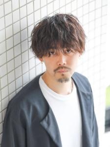 大人　濡れ髪　マッシュ　縦落ちパーマ - N.BARBER HIROO掲載