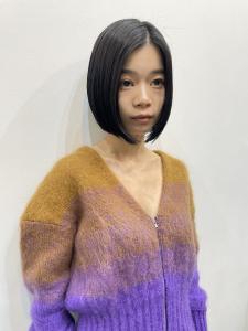 タイトなミニボブスタイル★ - ElEn. 似合わせ小顔カット&髪質改善サロン 池袋掲載