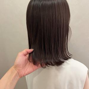 【&ONE 自由が丘】ラベンダーグレージュ×切りっぱなしボブ - &ONE掲載