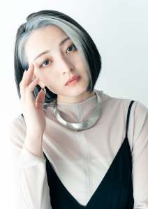 大人可愛い黒髪前下がりショートボブ☆フェイスフレーミング◎ - shell吉祥寺【白髪ぼかし/ハイライト/髪質改善/縮毛矯正/ショート】掲載