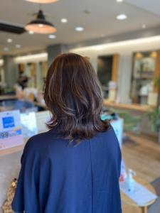 20代30代40代大人可愛い韓国風艶感外はねボブ - ブロッサム東久留米店掲載