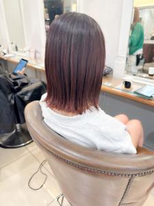 チェリーレッドのグラデーションカラー ボブ【横浜】k - Neolive aim 横浜店掲載